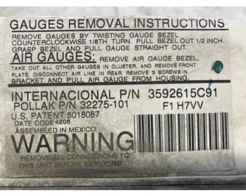 International 9400 Dash Assembly