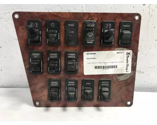 International 9400 Dash Panel