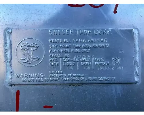 International 9400 Fuel Tank
