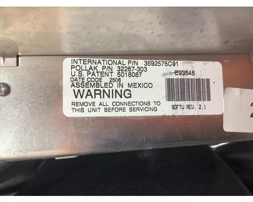 International 9400 Instrument Cluster