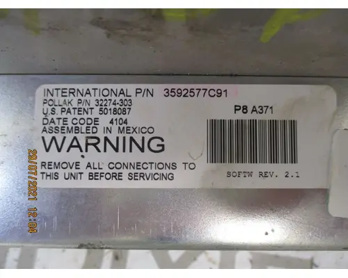 International 9400 Instrument Cluster