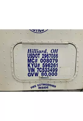 International 9400 Sleeper Door