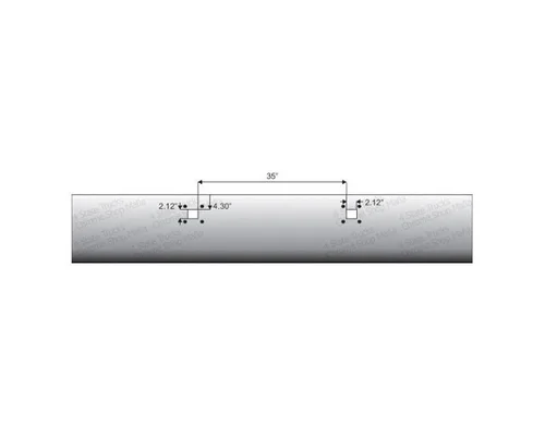 International 9900 Bumper Assembly, Front