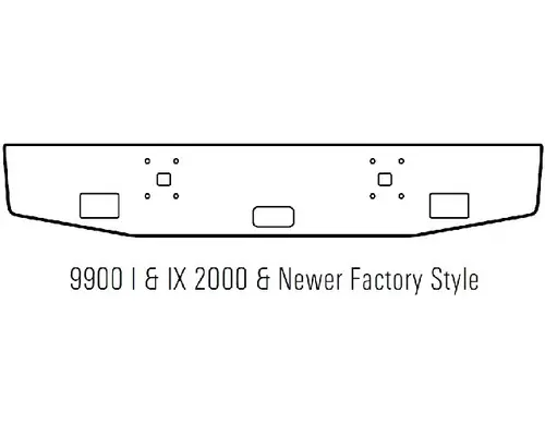 International 9900 Bumper Assembly, Front