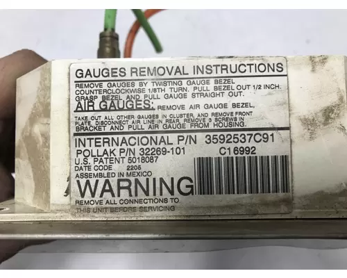 International 9900 Dash Assembly