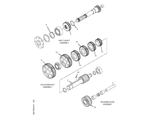 Manual Transmission Parts, Misc. INTERNATIONAL 9900 K &amp; R Truck Sales, Inc.