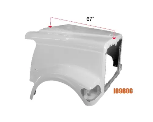 Hood INTERNATIONAL 9900IX 2000-2009 LKQ Evans Heavy Truck Parts