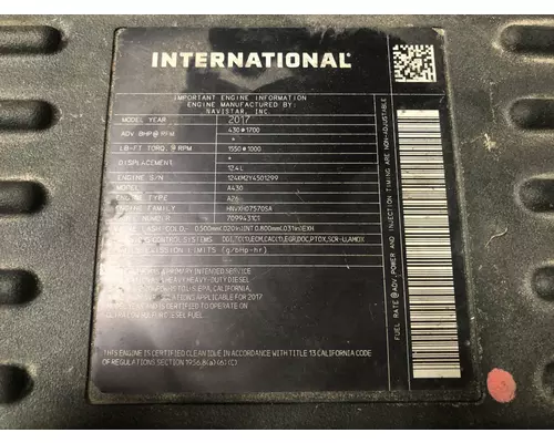 Engine Assembly International A26 Vander Haags Inc Sp