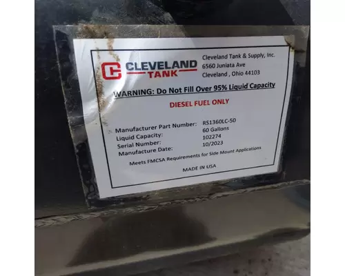 International CE Bus Fuel Tank