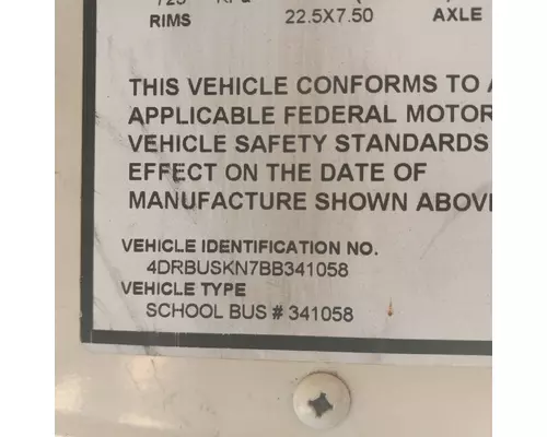 International CE Bus Side View Mirror