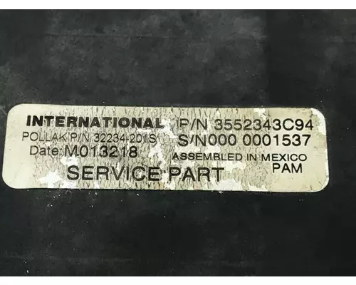 International CE Electrical Misc. Parts