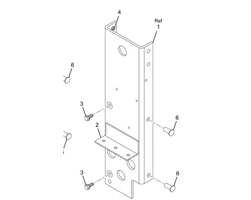 Brackets, Misc. INTERNATIONAL CF600 K &amp; R Truck Sales, Inc.