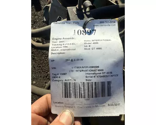 International DT 466E Engine Assembly