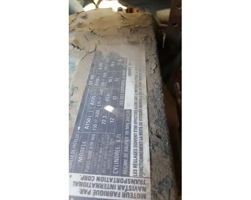 International DT466C Engine Assembly