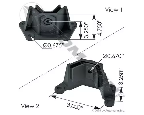 International DT466E Engine Mounts