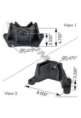 International DT466E Engine Mounts