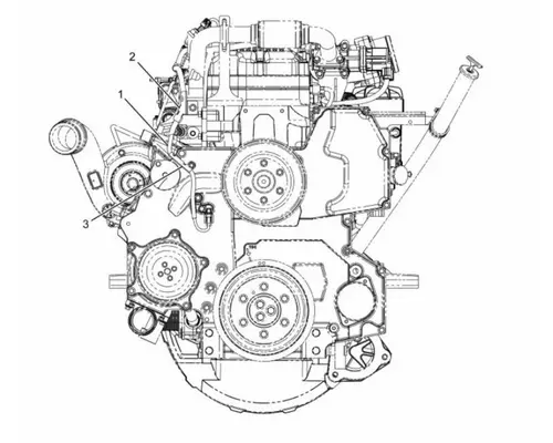 International DT466E Engine Wiring Harness