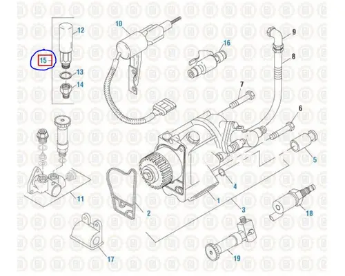 International DT466E Fuel Pump