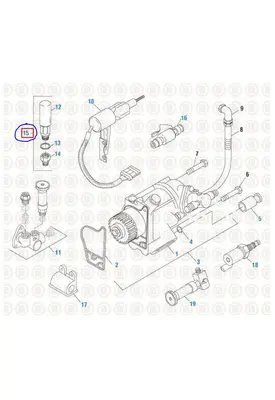 International DT466E Fuel Pump