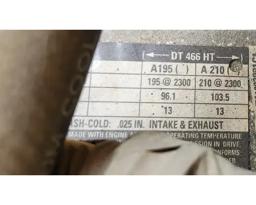 International DT466 Engine Assembly