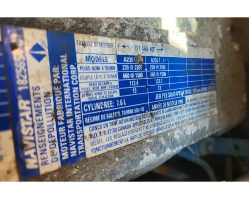 International DT466 Engine Assembly