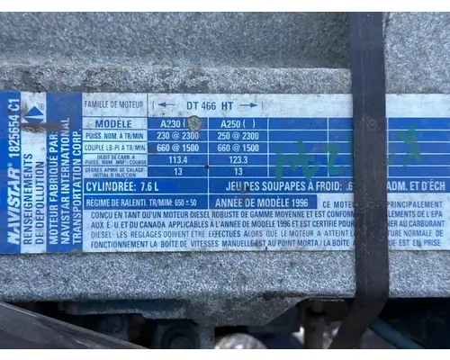 International DT466 Engine Assembly