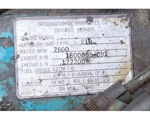 International DT466 Engine Assembly