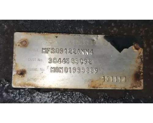 International DuraStar 4300 Axle Assy, Fr (4WD)