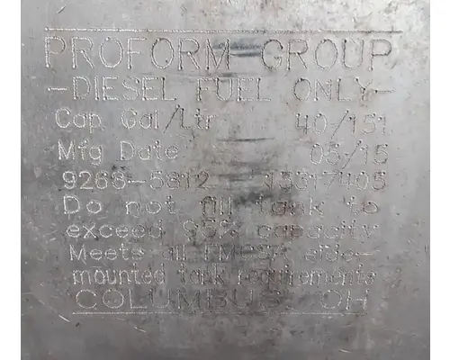 International DuraStar 4300 Fuel Tank