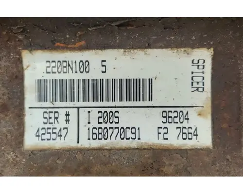 International F-2554 Axle Assy, Fr (4WD)