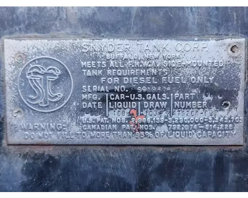 International F-2554 Fuel Tank