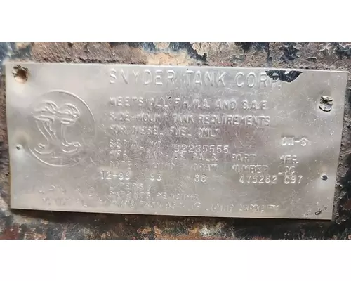International F2574 Fuel Tank