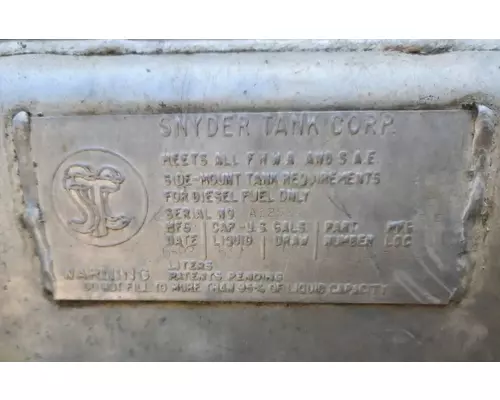 International F5070 Fuel Tank