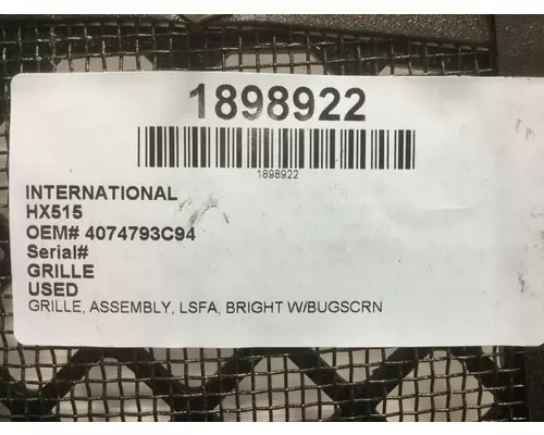 International HX515 Grille