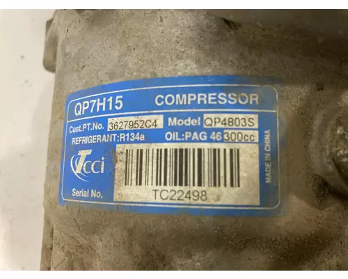 International HX620 Air Conditioner Compressor