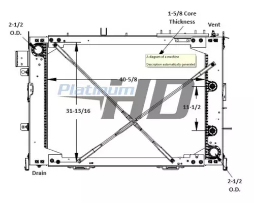 Radiator INTERNATIONAL HV LKQ Evans Heavy Truck Parts