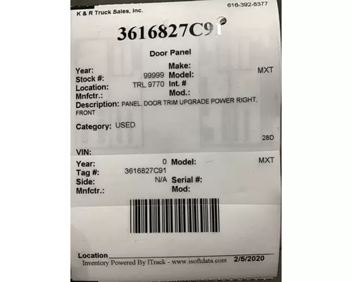 Door Panel (Trim) INTERNATIONAL International  K &amp; R Truck Sales, Inc.