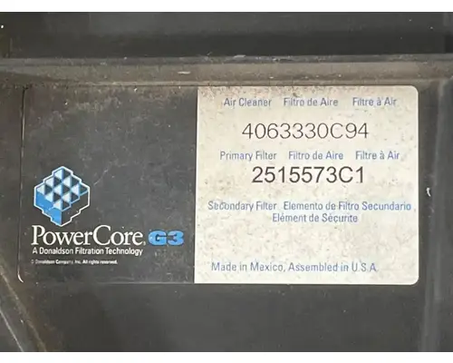 International LT625 Air Cleaner
