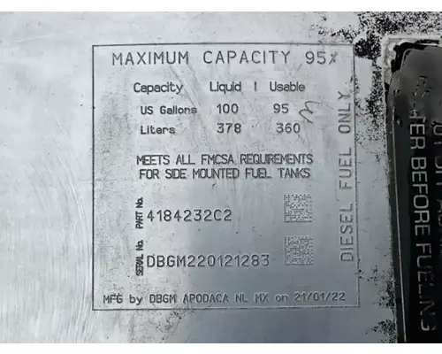 International LT625 Fuel Tank