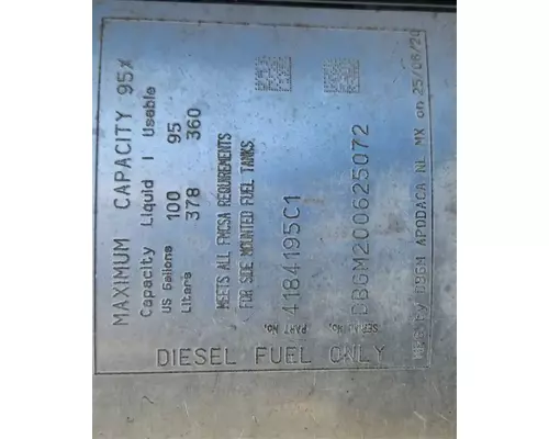 International LT625 Fuel Tank