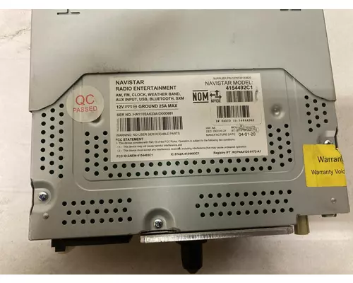 International LT AV Equipment