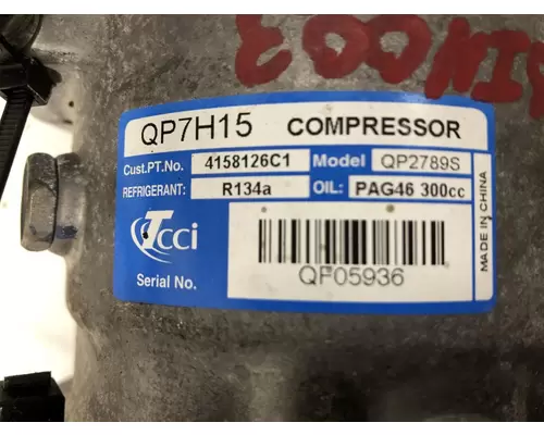 International LT Air Conditioner Compressor