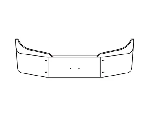 International LT Bumper Assembly, Front
