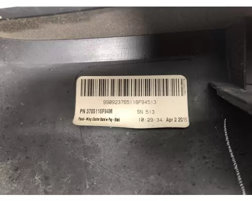 International LT Dash Assembly