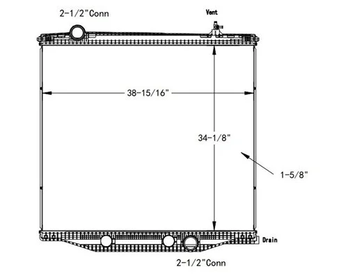 Radiator INTERNATIONAL LT LKQ KC Truck Parts - Inland Empire