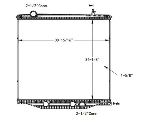 Radiator INTERNATIONAL LT LKQ Geiger Truck Parts