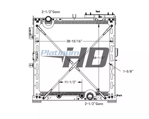 Radiator INTERNATIONAL LT Frontier Truck Parts