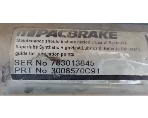 International MAXXFORCE 13 JakeEngine Brake