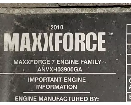 International MAXXFORCE 7 Engine Assembly