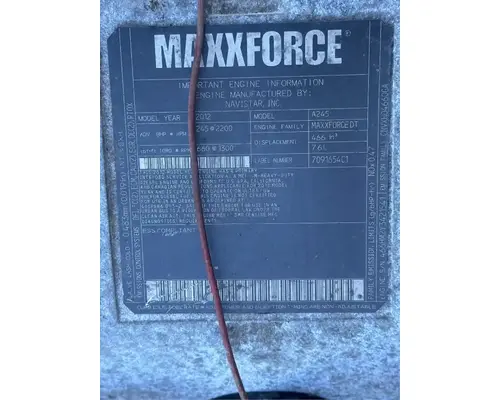 International MAXXFORCE DT Engine Assembly